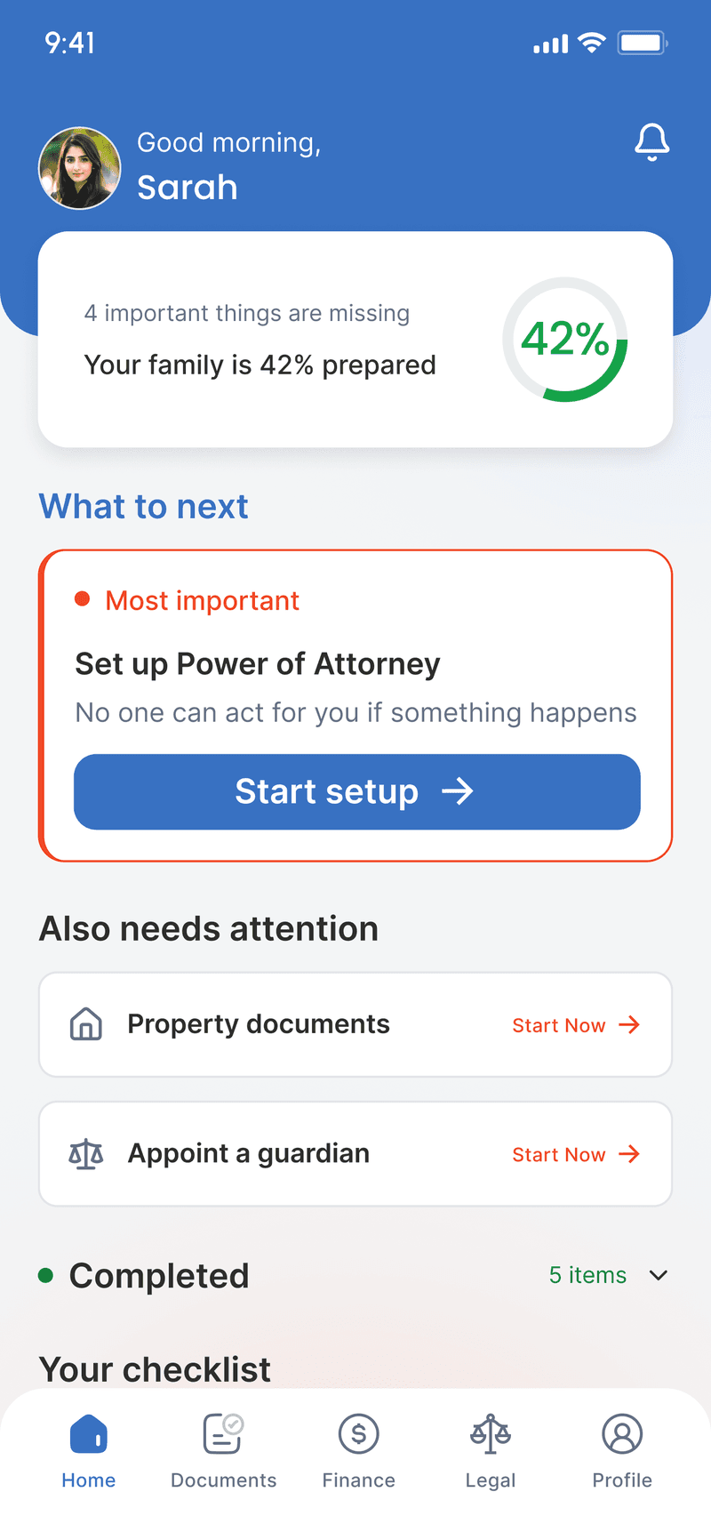 手机上的 AssetOrganize 首页
